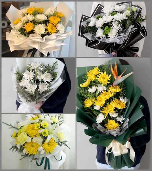 贵州六盘水六枝特区新华镇新平村白事花束代送